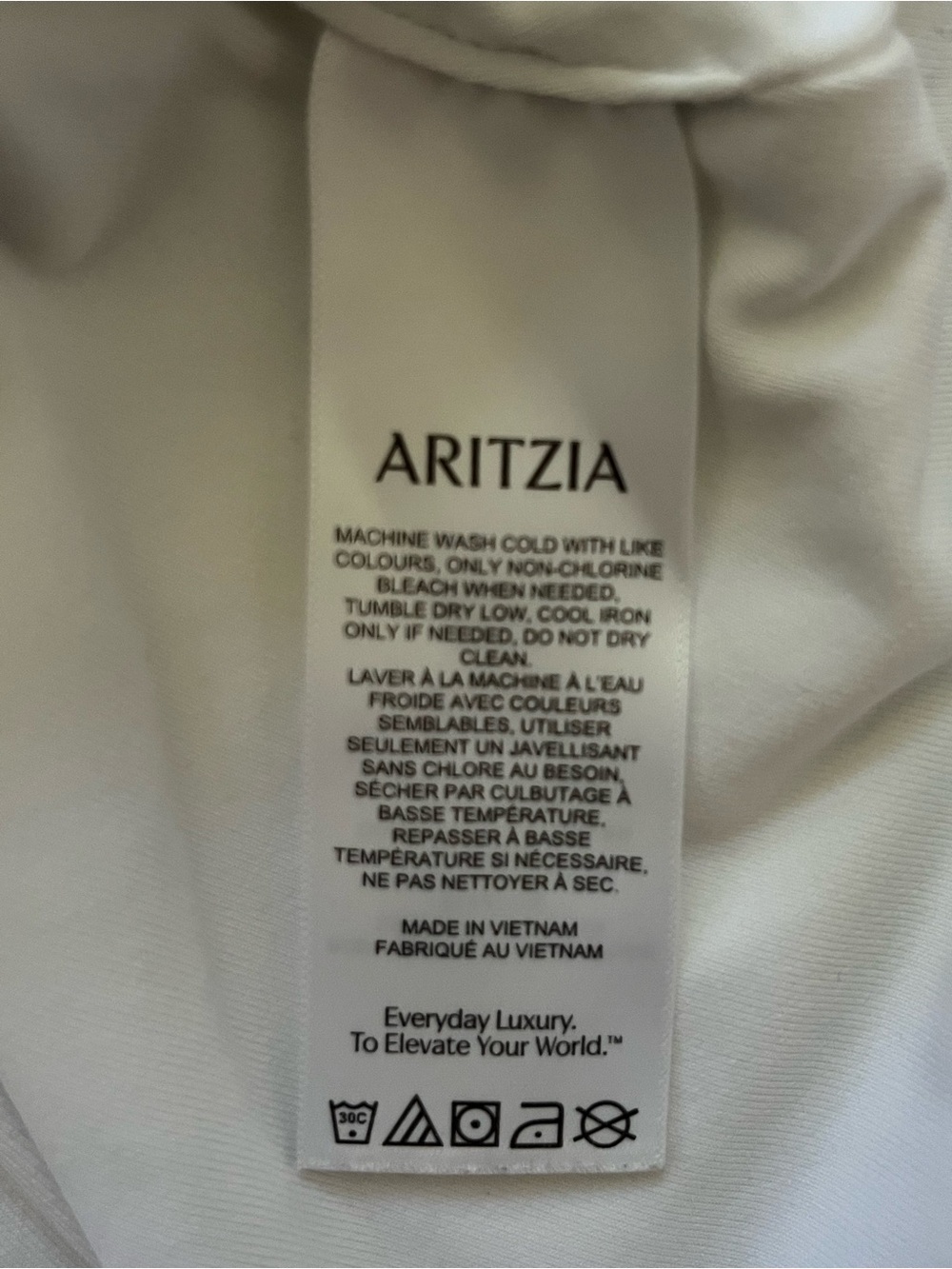 Aritzia Contour White Off Shoulder Twist Top - Picture 6 of 8